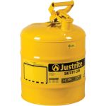 BIDON SECURITAIRE ACIER JAUNE 5 GALLONS