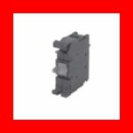 BLOC DE CONTACTS ÉTANCHE  D7-X10 D7 22,5 MM 1NO 6 A 110-120 VAC ARGENT NICKEL VERT