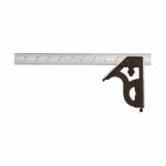 STARRETT 11H-12-4R ÉQUERRE COMBINÉE, 2 PIÈCES, 12 PO L ACIER TREMPÉ LAME, TÊTE CARRÉE