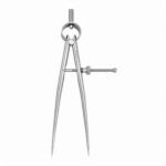 Starrett 277-6 étrier à ressort et diviseur, 6 po, acier rectifié, poli