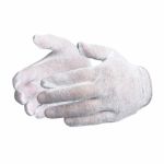 LIGHT WEIGHT INSPECTORS GLOVE, MENS LISLE, WHITE