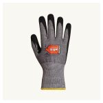 TENACTIV CX GLOVE, 13GA BLENDED HPPE/STEEL, MICROPORE NITRILE PM w/REINFORCED THUMB, ANSI A7 CUT