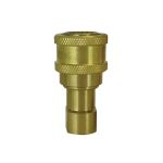 Coupler Hydraulic (ISO "B") 1/8(F)NPT Brass