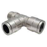 (M) Swivel Run Tee 10mm x 1/4(M)BSPT TOPFIT
