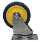 Roulette pivotante 4" - 264 lb Polyuréthane