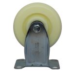 ROULETTE RIGIDE PLAQUE 2-1/2" - 176 LB POLYOLÉFINE