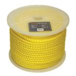 CORDE POLYPROPYLÈNE 3 TORONS JAUNE 3/8" X 630'