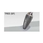 BURIN CARBURE DOUBLE COUPE 7/16" X 1"