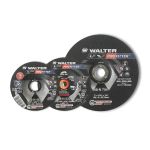 Walter Surface Technologies pipefitter 08n604 meule à moyeu déporté, 6 po diam. X 5/32 po thk, 7/8 po trou central, grain 20, oxyde daluminium abrasif