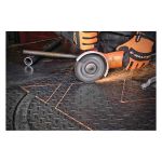 Walter Surface Technologies zip + xtra 11t453  meule à moyeu déporté, 4-1/2 po diam. X 1/16 po thk, 7/8 po trou central, grain 60, abrasif à loxyde da