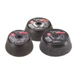 Walter Surface Technologies  12a004  meule boisseau , 4 po diam., abrasif oxyde daluminium/carbure de silicium