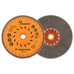 5'' FX STAINLESS CUP WHEEL, SPIN-ON