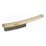 BROSSE ACIER INOX LONG MANCHE 4X 19