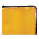 ECRAN DE SOUDURE JAUNE 6,' X 6' AVEC CADRAGE