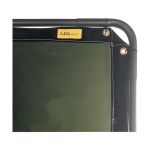 ECRAN DE SOUDURE VERT 6' X 6' AVEC CADRAGE