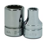 3/8" Drive Standard Socket 12-Pt 19/32"