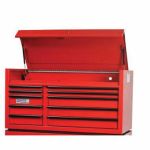 55" 10 DRAWER ROLL CAB RED