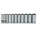 JEU DOUILLE LONGUE DR1/2 12PT 11PC 1/2 A 1-1/8
