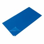 TAPIS POUR SALLE BLANCHE, EPAISSEUR 1,57 MILS, 1-1/2' LA, 3' LO X BLEU