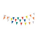 CORDON DE FANIONS, 60' LO, MULTICOLORE