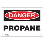 ENSEIGNE Â«PROPANEÂ», 7" X 10", ALUMINIUM, ANGLAIS