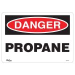 ENSEIGNE Â«PROPANEÂ», 10" X 14", VINYLE, ANGLAIS