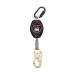 DYNAMIC FP2203W DISPOSITIFS ET SANGLE SIMPLE AUTO-RETRACTABLE AVEC MOUSQUETON A EMERILLON AVEC INDICATEUR DE CHARGE