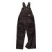 SALOPETTE GRIDIRON DE LONGUEUR STANDARD AVEC FERMETURE À GLISSIÈRE JU#U'À LA CUISSE, POLYESTER, TAILLE, PETIT, COULEUR, NOIR