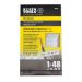 KLEIN TOOLS 56250 Livret de marqueurs de fils, 1 à 48