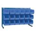 RAYONNAGE A PERSIENNE AVEC BACS, 18 BACS, 8-1/4" LA X 36" P X 22" H