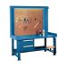 POSTE DE TRAVAIL MAXI-BENCH, ACIER/BOIS SURFACE, 60" LA X 30" P X 70" H