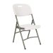 CHAISES PLIANTES, POLYETHYLENE, BLANC, CAPACITE DE 350 LB
