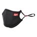 MASQUES À TROIS COUCHES, POLYESTER/SPANDEX/NYLON, COULEUR, NOIR,