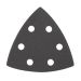 PAPIER ABRASIF GR 180TRIANGULAIRE OPEN-LOK POUR OUTIL OSCILLANT