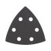 PAPIER ABRASIF GR 240 TRIANGULAIRE OPEN-LOK POUR OUTIL OSCILLANT