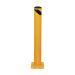 BUTOIR, ACIER, 36" H X 4-1/2" LA, JAUNE