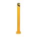 BUTOIR, ACIER, 48" H X 4-1/2" LA, JAUNE