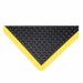 TAPIS ANTIFATIGUE EN DOME, A BULLES, 3' X 4' X 1/2", NOIR, CAOUTCHOUC