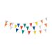 CORDON DE FANIONS, 60' LO, MULTICOLORE