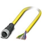 Câble pour capteurs/actionneurs - SAC-8P-15,0-542/M12FS BK
