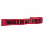 Milwaukee 11-081 Ruban barrière de sécurité de qualité supérieure rouge de 1 000 pi - « Danger Do Not Enter »