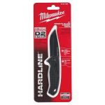 Milwaukee 48-22-1994 Couteau pliant de poche à lame lisse en acier D2 Hardline de 3 pouces