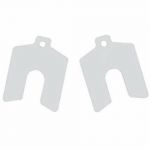 3'' X 3'' X 0.010'' STAINLESS STEEL SLOTTED SHIM (PACK OF 20)