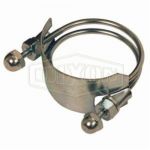 6" Spiral Clamp Plated Steel