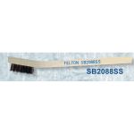 MANCHE COURBE, PETITE BROSSE EN STAINLESS ( 1714 )