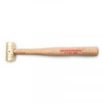 8 oz. Brass Hammer with Hickory Handle