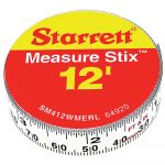 MEASURE STIX, 1/2" x 12' (13MM X 4M) SM412WMERL