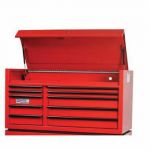 55" 10 DRAWER ROLL CAB RED